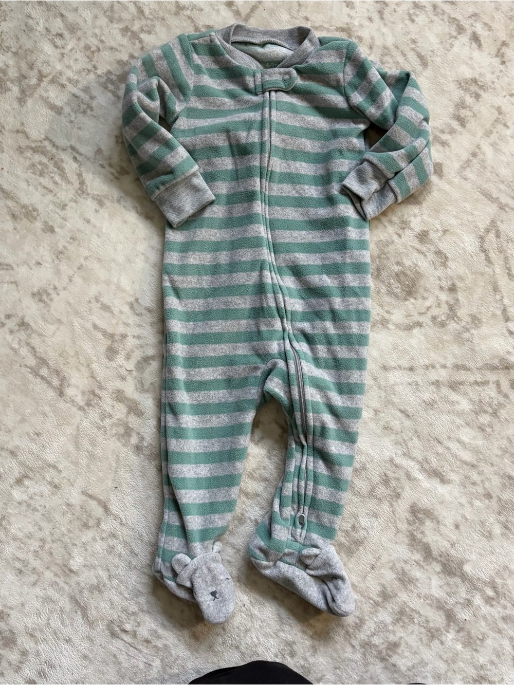 Carter's Child of Mine Fleece Footed Sleeper 6-9 Months